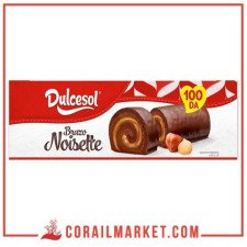 Génoise roulée à la crème de noisette dulcesol 180 g