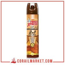Dépoussiérant 2 en 1 cuir et bois  Force xpress 500 ml