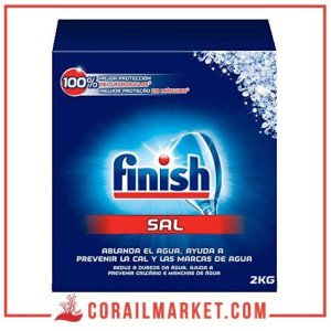 sel régénérant pour lave-vaisselle finish 2 kg