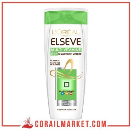 Shampoing 2 en 1 vitalité ELSEVE  250 ml