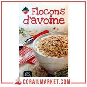 Flocons d'avoine LEADER PRICE 500 G