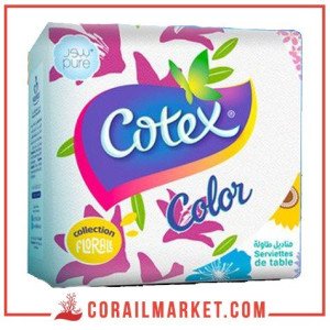 Serviettes de table  Cotex color 80 serviettes