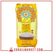أرز بسمتي أبيض العزيزة 1كغ