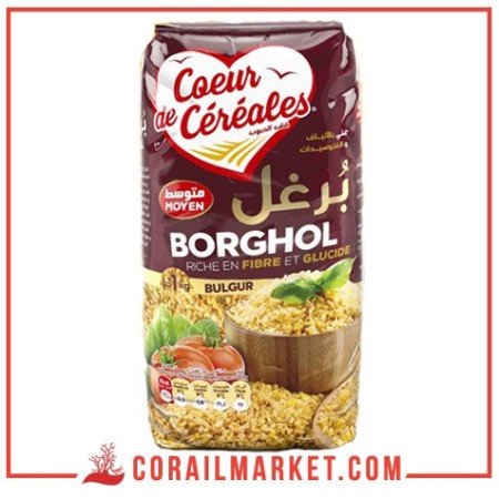 Bourghol moyen cœur de céréale 1 kg