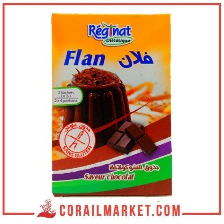Flan gout chocolat sans gluten Réginat 110 g