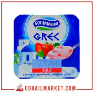 ياغورت بالفراولة غراك صومام 90غ