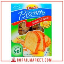 biscotte sans sel chafia  220 g