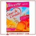biscotte sans sucre cœur de céréale  250 G