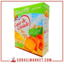 biscotte sans sel cœur de céréale  250 G