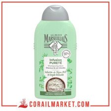 shampooing infusion de Ail et argile blanche le petit marseillais 250 ML