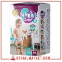 Couches bébé  Bimbies confort N 05 (12-25 kg) 8 couches