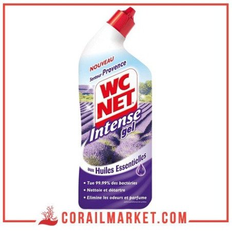 Gel nettoyant cuvette wc parfum lavande wc net 750ml