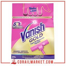 Lessive en poudre nettoyer les tapis Vanish 650g