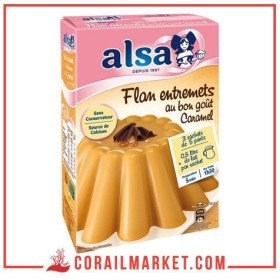 Flan entremets caramel alsa 350 g