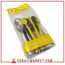 cuillère en plastique feopa 50 pièces