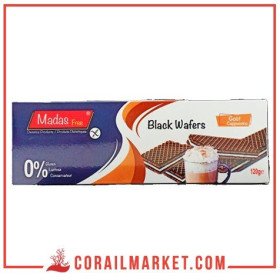 gaufrette cacaoté crème de vanille sans gluten madas free 120 G