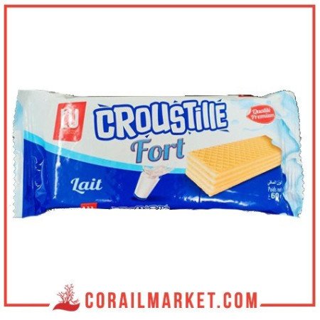 gaufrettes à la crème de lait croustille lu 33 g