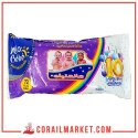 Lingettes parfumée lait et miel  Mio bébé 72 unités