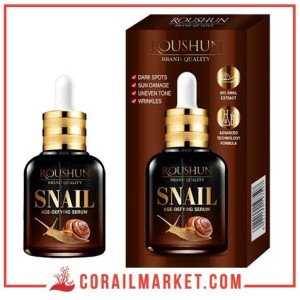 Sérum à l'extrait d'escargot anti rides snail ROUSHUN  40ml