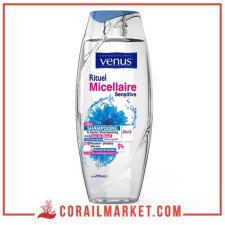 Shampoing à la fleur de bleuet micellaire sensitive 2 en 1 venus 270 ml