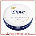 Crème nourrissante sans effet gras rich nourishement  Dove 75ml