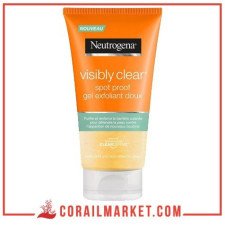 Gel exfoliant extrait de pamplemousse rose Peaux à imperfections Neutrogena 150ml
