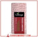 Savon au fraise et menthe  peaux sensibles Cottage 150g
