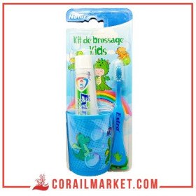 Dentifrice black et brosse à dents bambou kit blanchissant au charbon actif natura extra