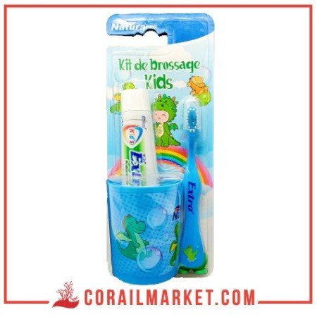 Dentifrice black et brosse à dents bambou kit blanchissant au charbon actif natura extra