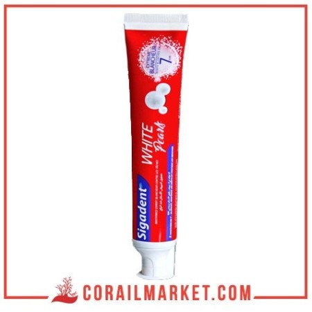Dentifrice expert blancheur contre les taches White pearls sigadent 100g