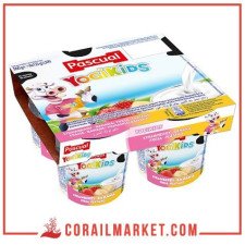 Yaourt greek aux fruits rouges pascual 4×125 g
