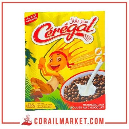 رقائق الفطور كريات بالشوكولاطة سريغال  250 غ