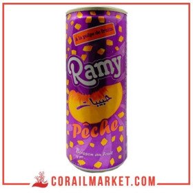 Jus a la pulpe de fruits peche Ramy 240 ml