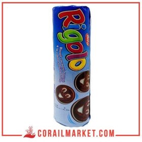 biscuit cacaoté fourre creme de vanille rigolo bifa 190 g