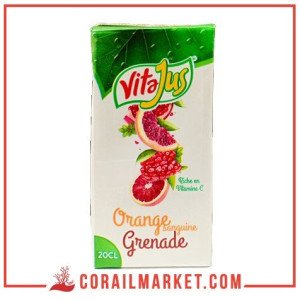Jus orange sanguine grenade Vitajus 20 cl