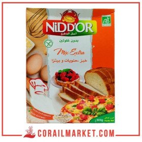 Farine Mix extra pain pâtisserie sans gluten nid d'or 500 g
