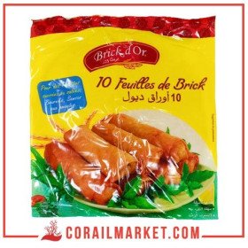 Feuilles de brick brick d'or 10 pièces