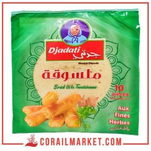 Feuilles de brick aux piments djadati 10 pièces