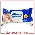 Lingettes  islak mendil 72 lingettes