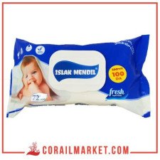Lingettes  islak mendil 72 lingettes