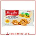 Biscuit fourré crème noisette regalo palmary 280 g