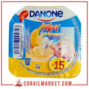 Yaourt lait banane danone 95 g