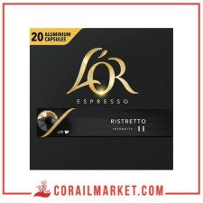 كبسولة قهوة "ريستريتو11" لور 20 كبسولة