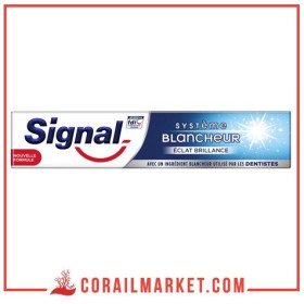 Dentifrice système blancheur éclat brillance Signal 75 ml