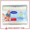 Bâtonnets  ouatés cotiflex 200 bâtonnets