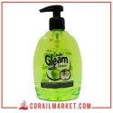 Savon liquide  senteur pomme  dermo Gleam 400 ml