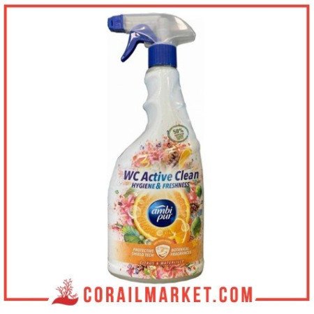 Nettoyant Fraîcheur agrumes  WC active clean ambi pur 750 ml