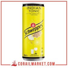 Boisson gazeuse goût tonic schweppes 33 cl