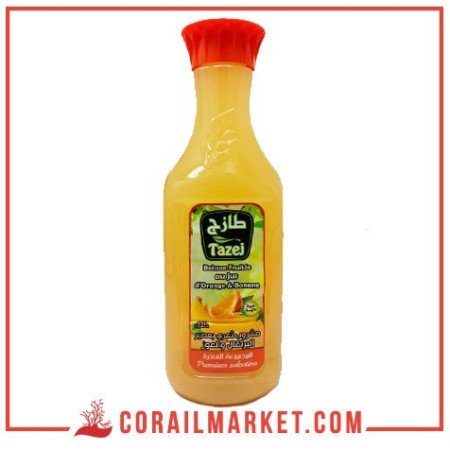 Boisson fruitée au jus d'orange et banane Tazej 1.25 L