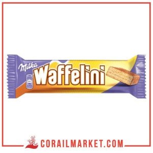 GAUFRETTES AU crème enrobé de chocolat waffelini milka 31g